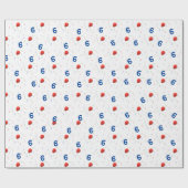 Bright Balloons & Confetti Verjaardag Cadeaupapier (Vlak)