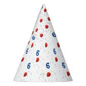 Bright Balloons & Confetti Verjaardag Feesthoedjes (Links)