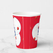 Bright Balloons & Confetti Verjaardagspapier beker (Rechts)