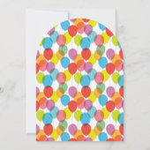 Bright Balloons Volwassen Verjaardagsfeest Kaart (Achterkant)