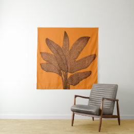 Bright Banana Plant Copper look Wandkleed