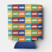 Bright Basics Checkerboard Mini Cooper Blikjeskoeler (Achterkant)