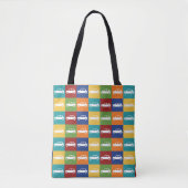 Bright Basics Checkerboard Mini Cooper Tote Bag (Voorkant)