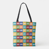 Bright Basics Checkerboard Mini Cooper Tote Bag (Achterkant)