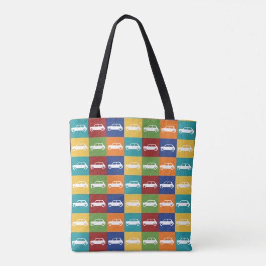 Bright Basics Checkerboard Mini Cooper Tote Bag (Achterkant)