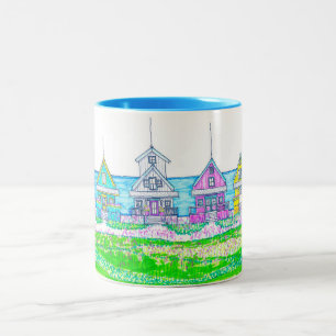 Bright Beach Cottage Blue Mok