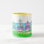 Bright Beach Cottage Gele Mok (Center)