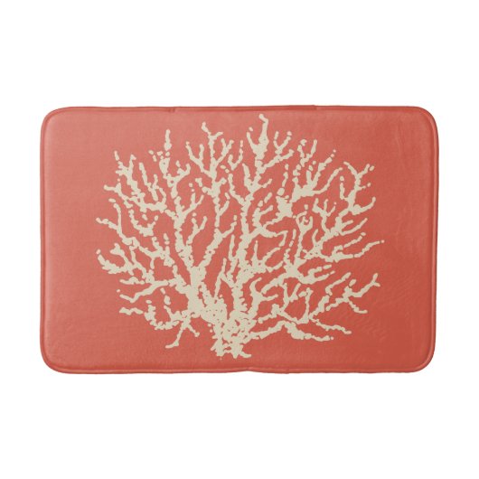 Bright Beach Zee Koraal Badmat Vloerkleed Badkamer (Voorkant)
