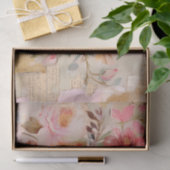 Bright & Beautiful Floral Collage with Torn Paper Tissuepapier (Geschenk)