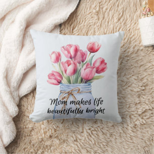 Bright & Beautiful Mom Sierkussen