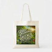 Bright Beginnings AI-kunst Tote Bag (Voorkant)