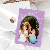 Bright Beginnings Lemon Wisteria Arch New Years Feestdagenkaart