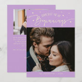 Bright Beginnings New Year Lemon Wisteria Photo Feestdagenkaart (Voorkant / Achterkant)