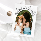 Bright Beginnings White Arch New Years Feestdagenkaart