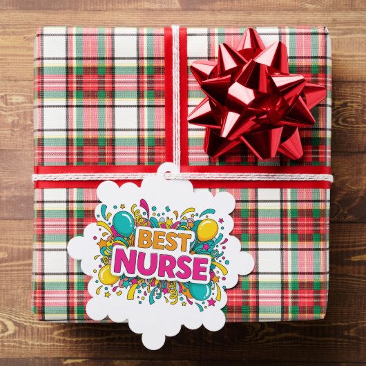 Bright Best Nurse Christmas Kaart (Insitu (Geschenk))