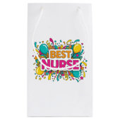 Bright Best Nurse Gift Bag Klein Cadeauzakje (Achterkant)