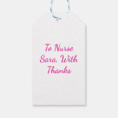 Bright Best Nurse Gift Label Cadeaulabel (Achterkant)