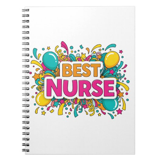 Bright Best Nurse Notitieboek (Voorkant)