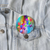 Bright Birthday-ballonnen Ronde Button 7,6 Cm (In situ)