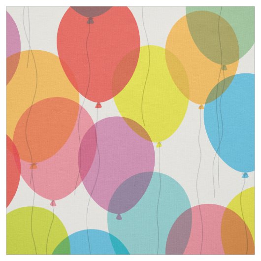Bright Birthday-ballonnen Stof (Swatch)