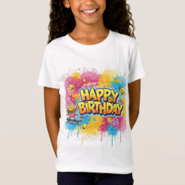 Bright Birthday beroemd gemaakt door Natasha Us T-shirt