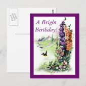  Bright Birthday Briefkaart (Voorkant / Achterkant)