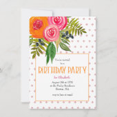 Bright Birthday Invitation Kaart (Voorkant)
