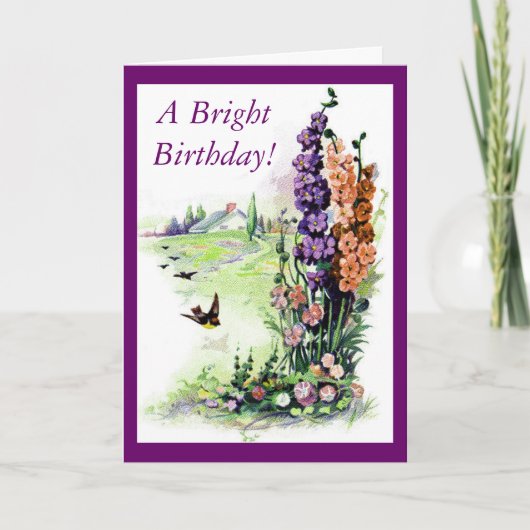  Bright Birthday Kaart (Voorkant)