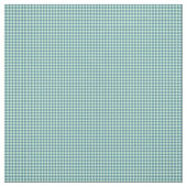 Bright Blauwgroen Groen Gingham Stof (Swatch)