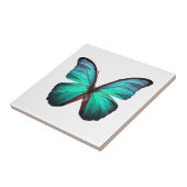 Bright Blauwgroen vlinder Tegeltje (Zijkant)