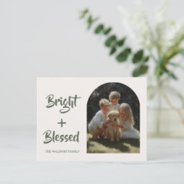 Bright & Blessed Fotografie Familie | Kerstkaart Briefkaart