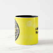 Bright Bloemen Custom Sobriety Milestone Gift Tweekleurige Koffiemok (Center)