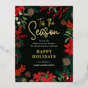 Bright Blooms FOLIE Zakelijk Vakantie Briefkaart