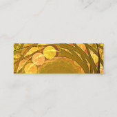 Bright Blossom Moon Mini Visitekaartje (Achterkant)