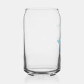 Bright Blue Celebration Star Custom Blikvorm Glas (Rechts)