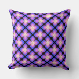 Bright Blue en Red Common Bluets Kussen