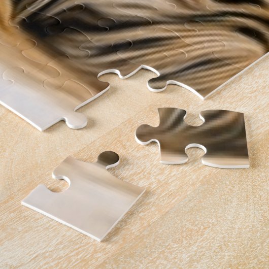 Bright Blue Eye Leopard  Legpuzzel (Zijkant)