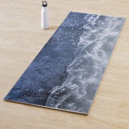 Bright Blue Ice Photo Yogamat