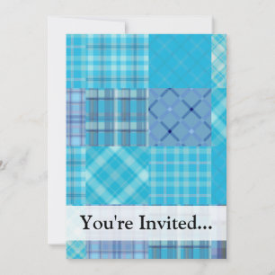 Bright Blue Madras Pset Kaart
