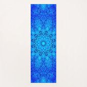 Bright Blue Mandala Yogamat (Voorkant)