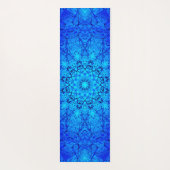 Bright Blue Mandala Yogamat (Achterkant)