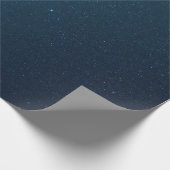 Bright Blue Sterrennacht Time Sky Cadeaupapier (Hoek)