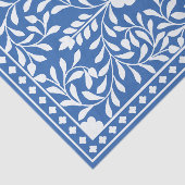 Bright Blue Traditional Bone Inlay Decoupage Paper Tissuepapier (Detail)