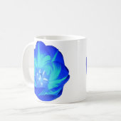 Bright Blue Tulip Mok (Voorkant links)