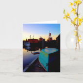 Bright Boats Notecard Kaart (Gele Bloem)
