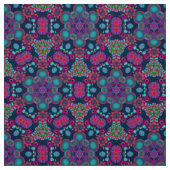 Bright Bohemian Boho Hippy Chic Pattern Stof (Swatch)