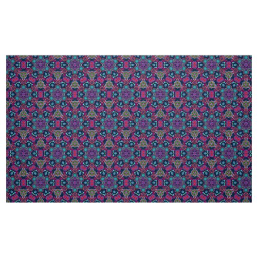 Bright Bohemian Boho Hippy Chic Pattern Stof (Fat Quarter)