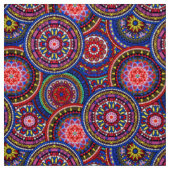 Bright Bohemian Boho Hippy Chic Pattern Stof (Swatch)