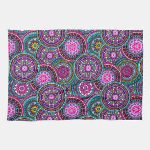 Bright Bohemian Boho Hippy Chic Pattern Theedoek
