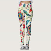 Bright Boho Design Leggings (Voorkant)